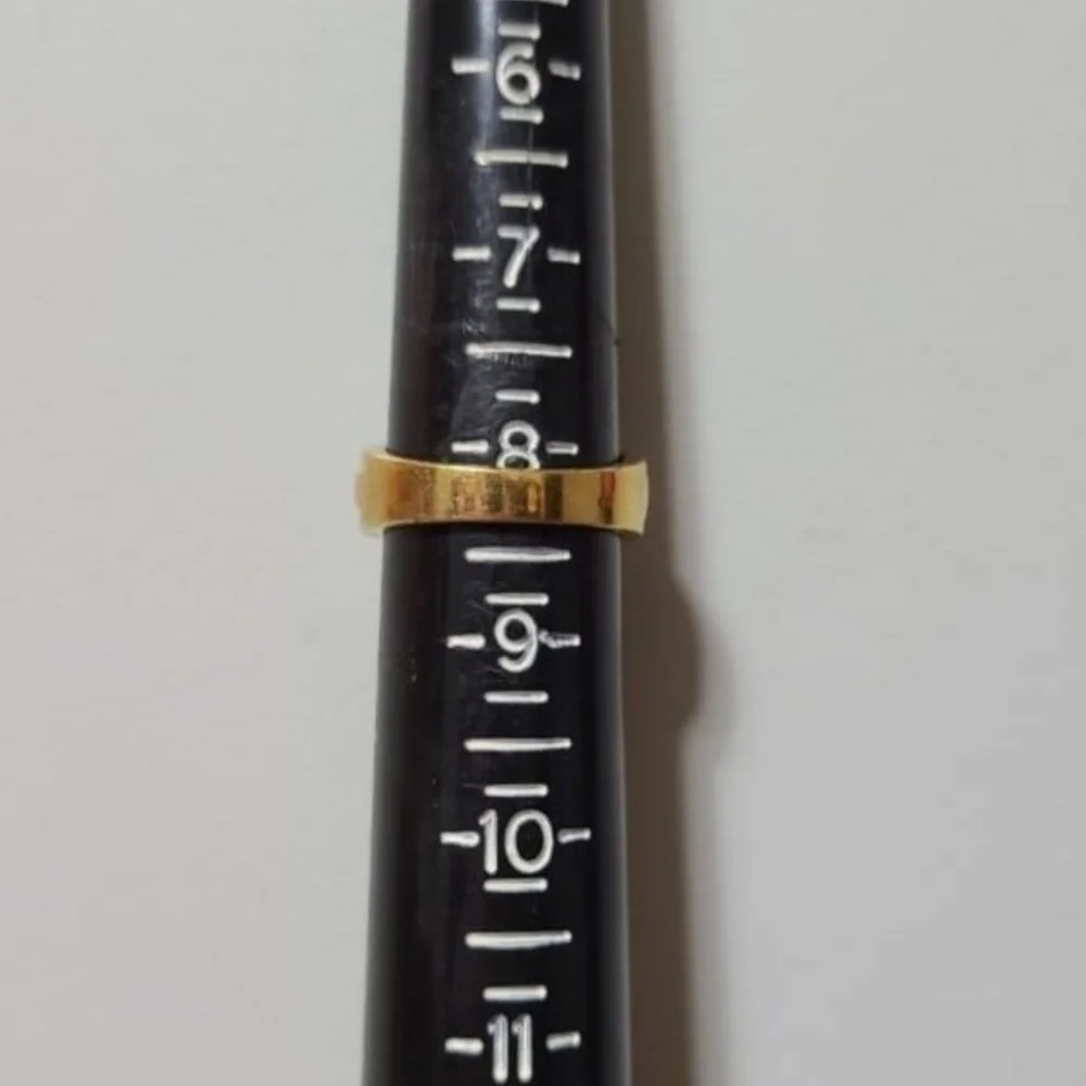 ❤️ CZ RING 3 BAND LOOK SIZE 8 - Picture 7 of 8